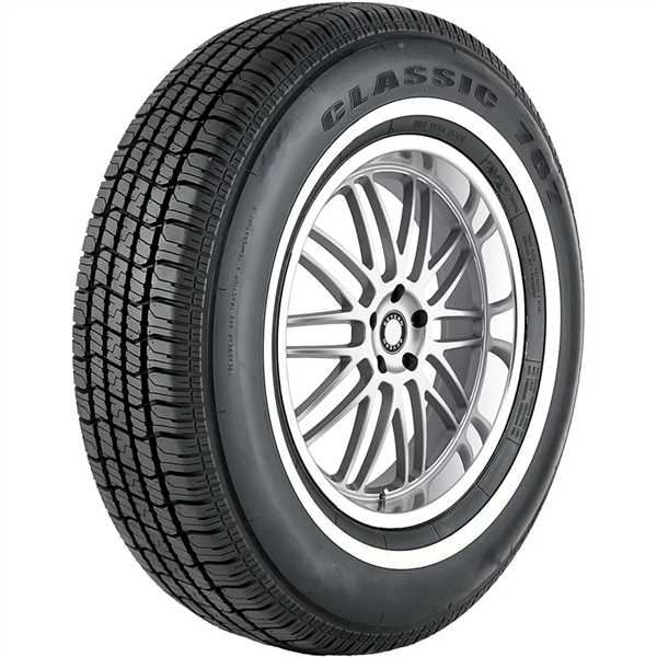 P215/75R14 VERCELLI 787 98S M+S 440AB 18.67mm WSW**WHITE WALL**+ROAD HAZARD