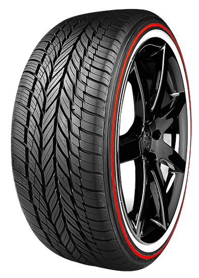 235/55R17 VOGUE CUSTOM BUILT RADIAL  VIII 99H RED/WHITE 60K