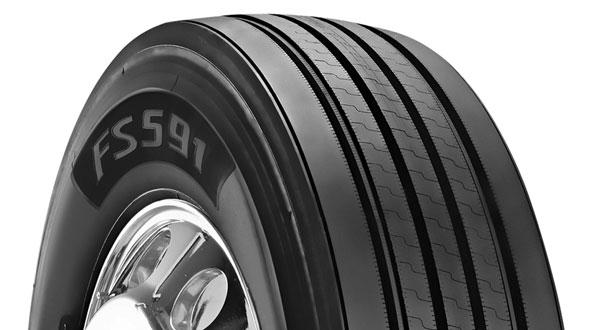 11R22.5 FIRESTONE FS591 16PLY STEER OE