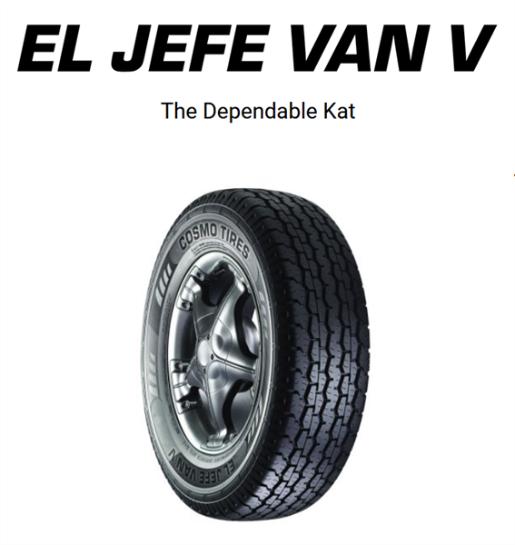 155R12C COSMO EL JEFE VAN V 8PLY