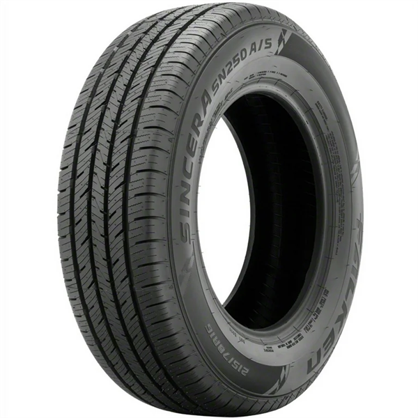 215/70R16 FALKEN SINCERA SN250 A/S 100T SL M+S 720AB**80K**+ROAD HAZARD