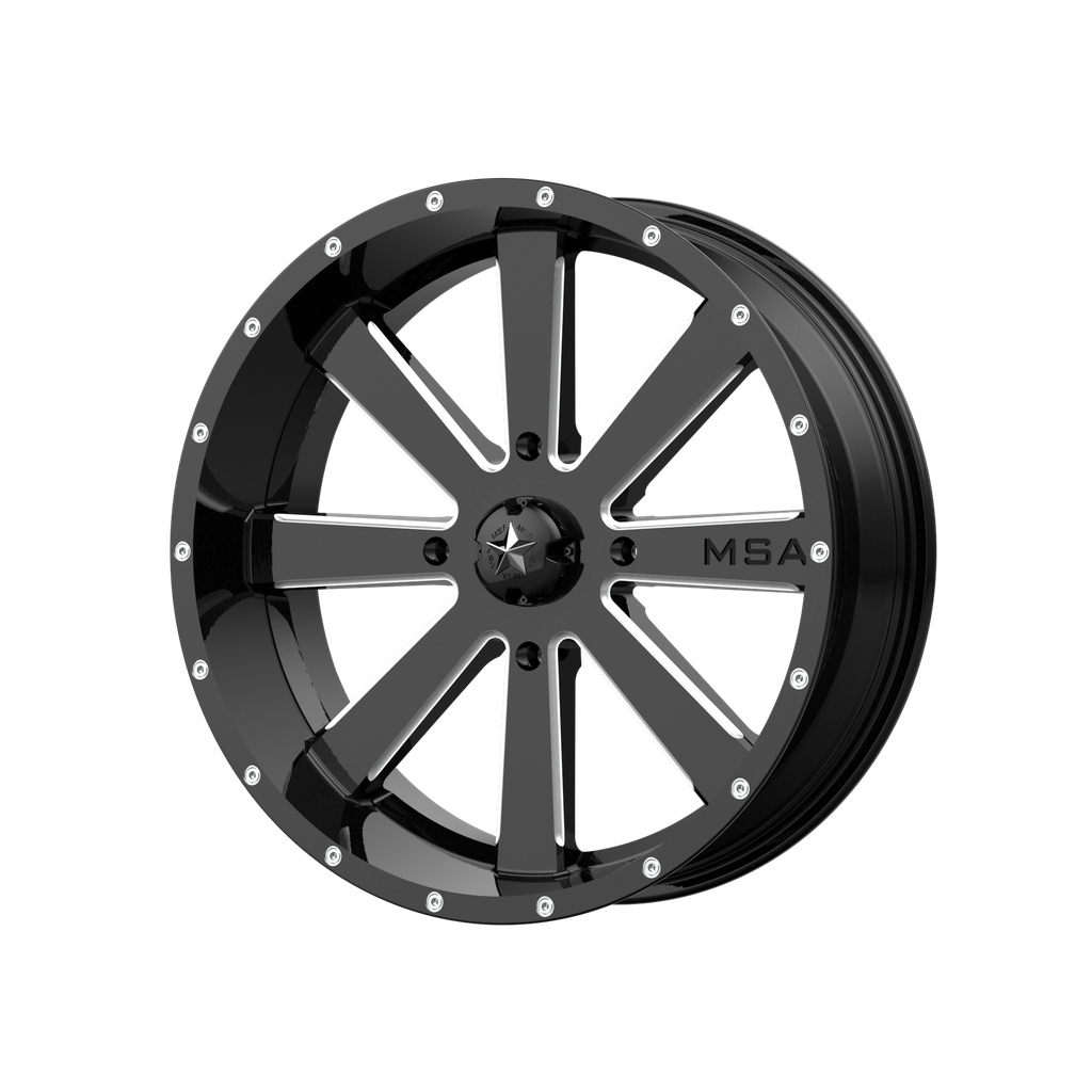 M34 20X7 4X156 G-BLK MILL 00MM