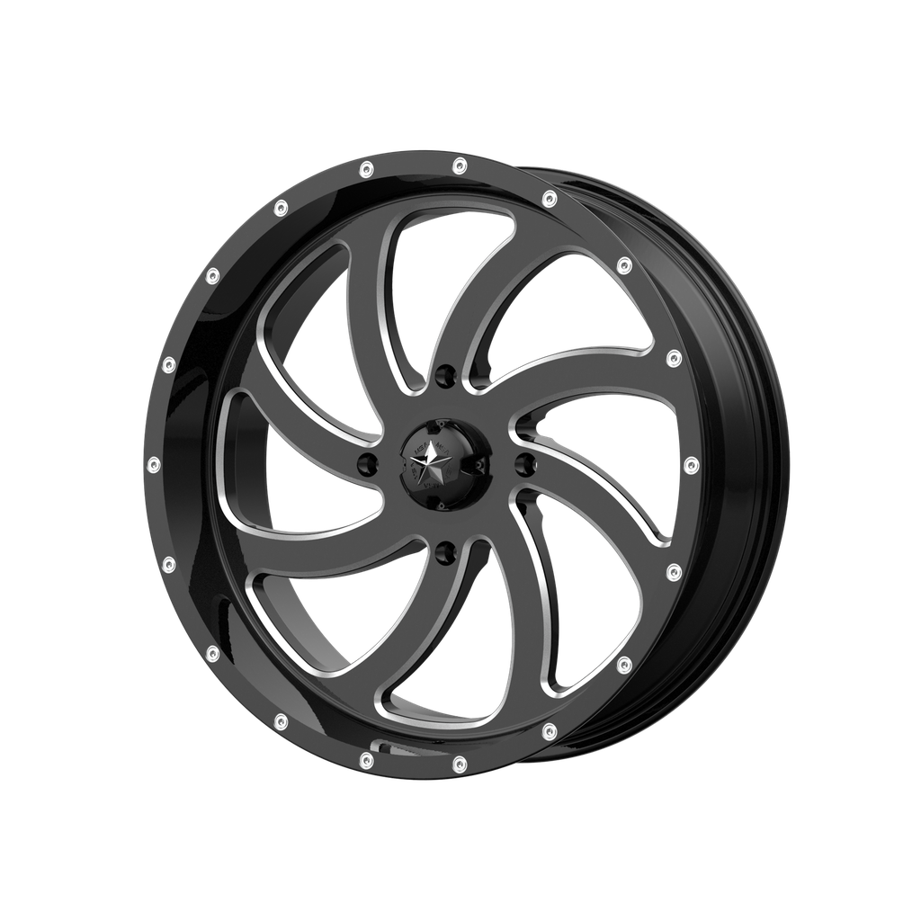 M36 18X7 4X137 G-BLK MILL 00MM