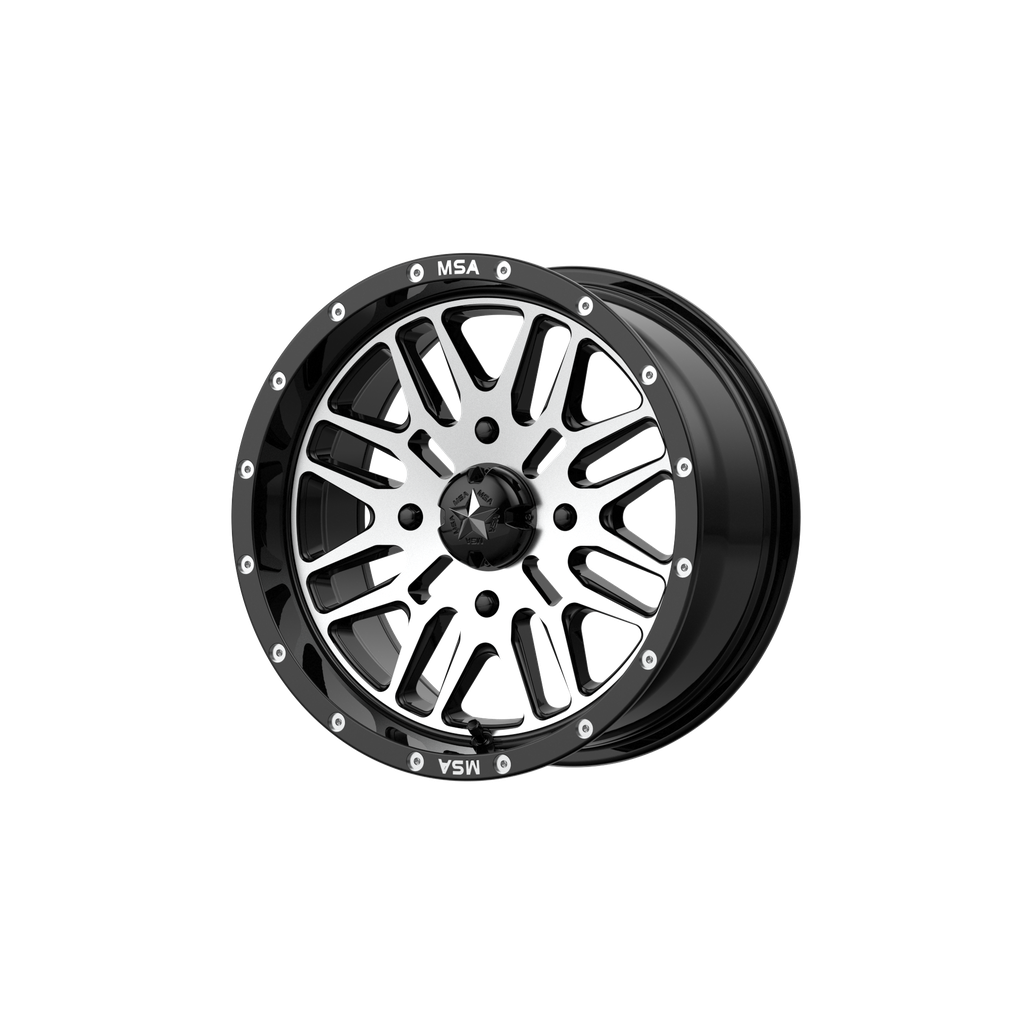 M38 14X7 4X110 G-BLK MACH 10MM