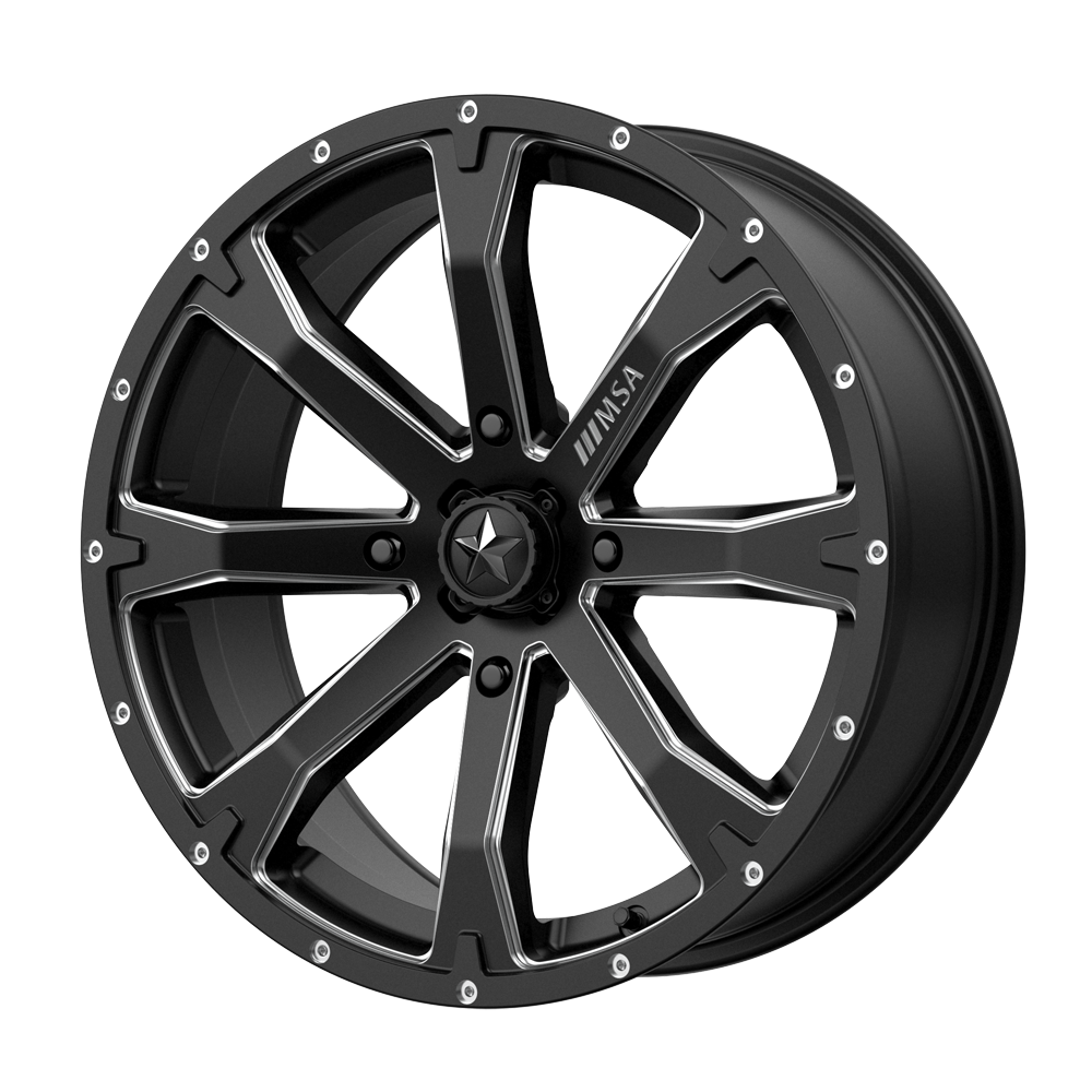 M42 20X7 4X156 S-BLK MILL 10MM