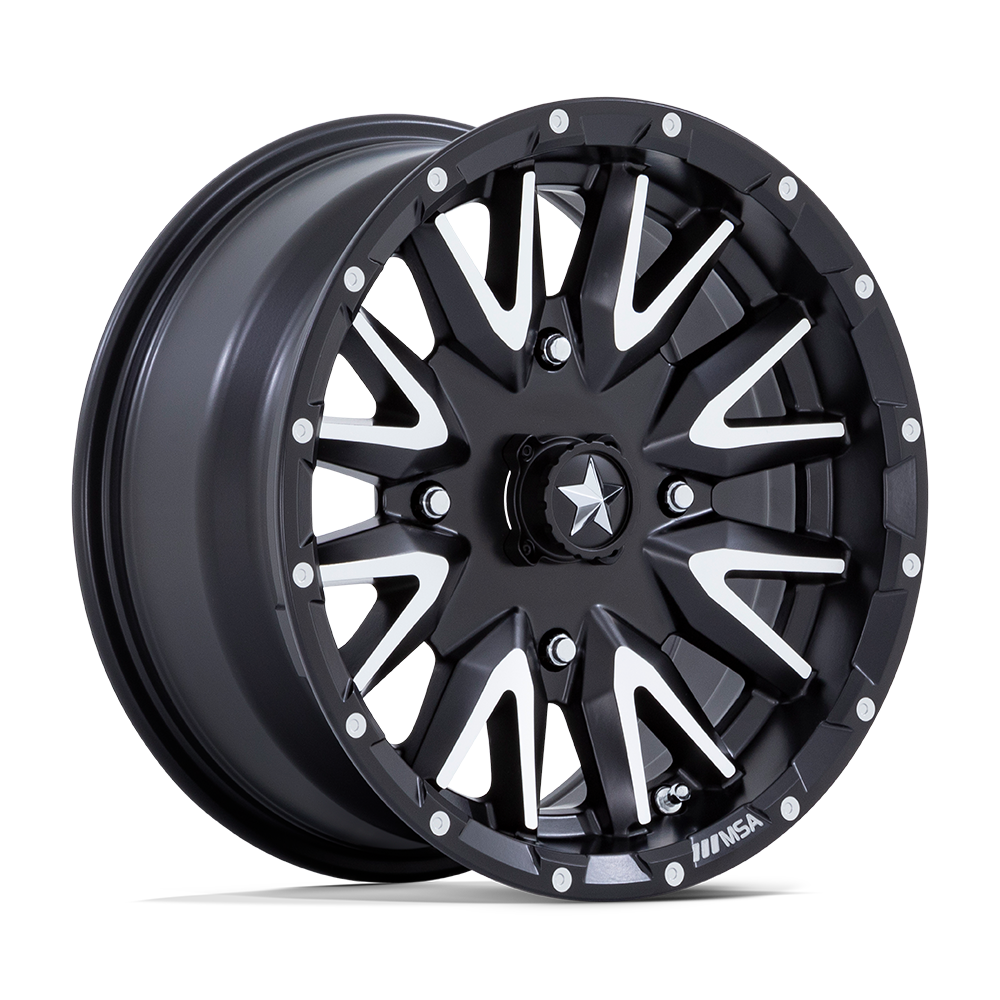 CREED UTV 16X7 4X110 86 +10 M-BLK MCH