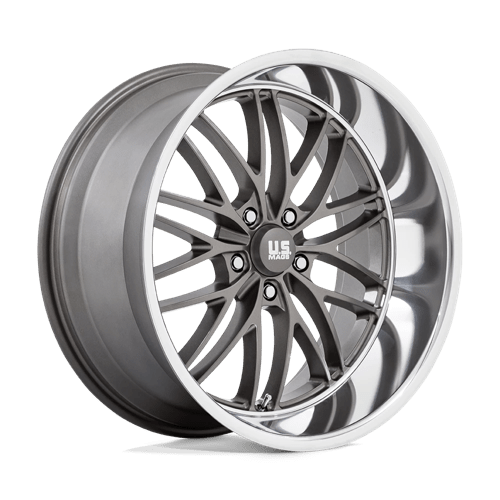 US MAGS SANTA CRUZ 22X10.5 5X5 +0MM 78.1 ANTHRACITE W/ MACHINED LIP