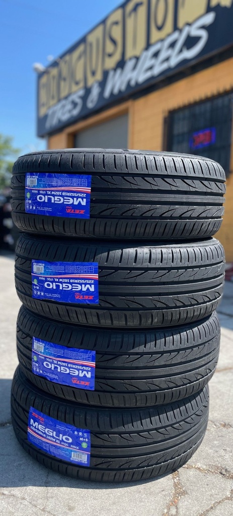 215/55ZR17 ZETA MEGLIO 98W M+S 500AA**50K**+ROAD HAZARD**