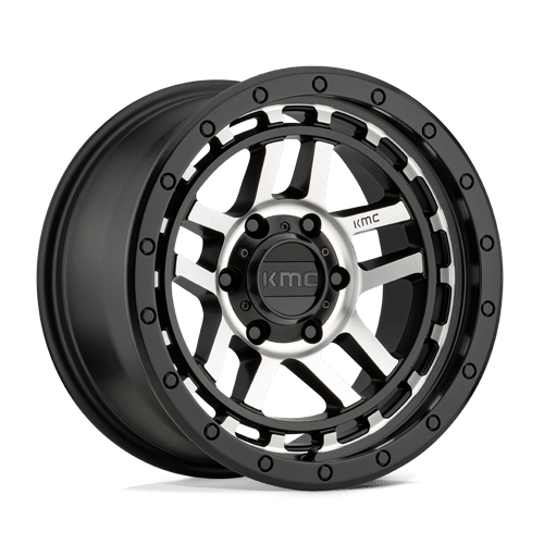 KM540 17X8.5 6X5.5 S-BLK MACH 18MM