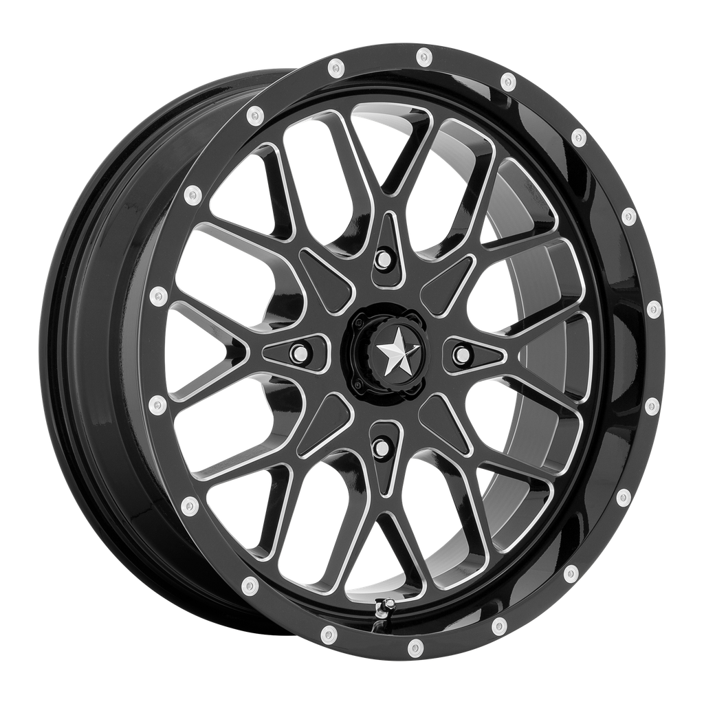 PORTAL UTV 18X7 4X137 112 G-BLK-MILL +0