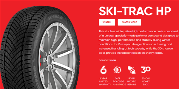 215/55R17 ARMSTRONG SKI-TRAC HP STUDLESS 98V XL +ROAD HAZARD