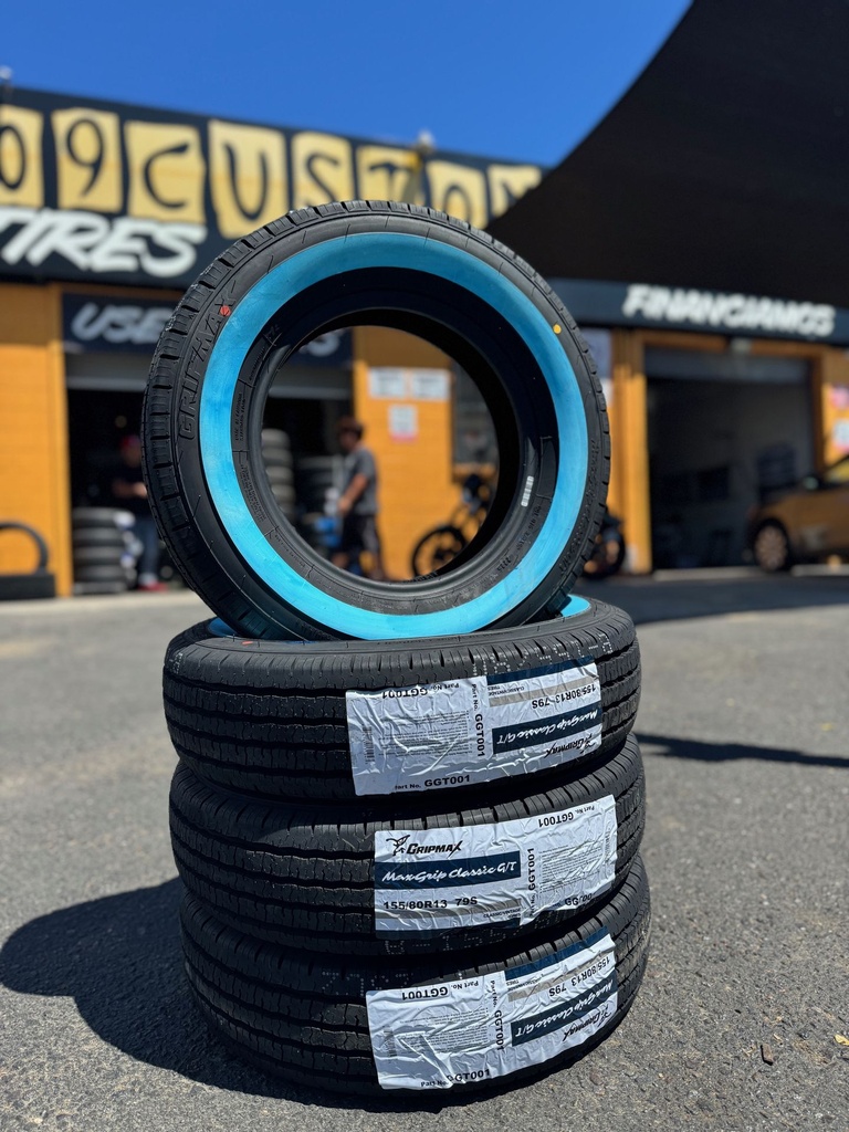 155/80R13 GRIPMAX MAXGRIP CLASSIC G/T 79S 35MM WHITE WALL 440A-B