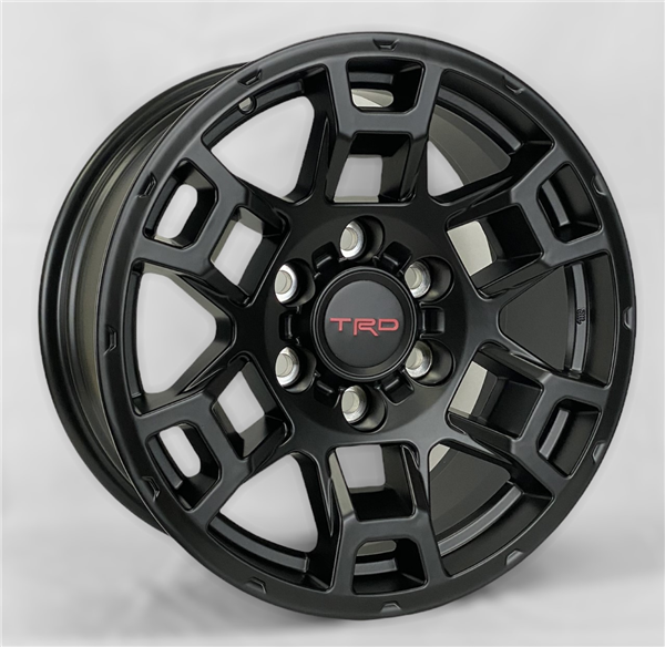 TRD TR-5 AO9989 18X8+15 6X139.7 C.B 106.10 SEMI MATT BLACK
