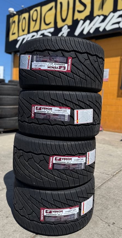 235/30ZR22 VENOM POWER RAGNAROK GTS 90W XL 420AA BLK M+S***40K***