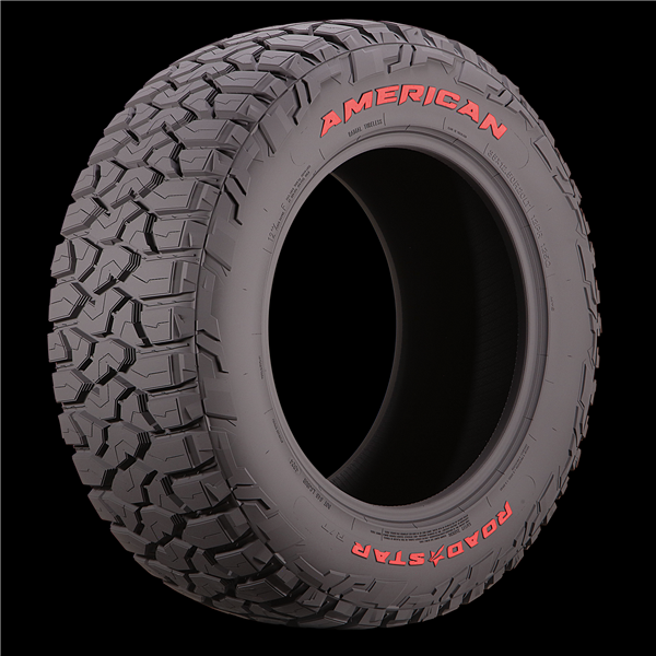 LT 35X12.50R20 AMERICAN ROADSTAR R/T 125Q RRL** RED LETTER** ( 12 PLY )