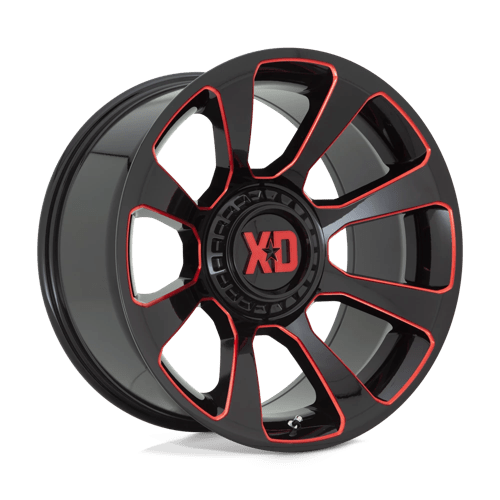 XD854 20X10 6X135/5.5 GBLK MILL RTCC -18