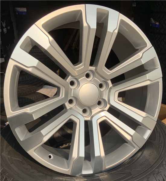 22X9 ESCALADE REPLICA 6X139.7 +31 CB78.1 SILVER MACHINED FACE