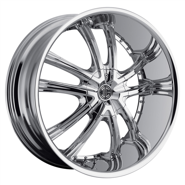 2 CRAVE-N21 CHROME 24X9.5 BLANK +15 +78.3 *5X115/5X4.75/5X127/5X139.7*