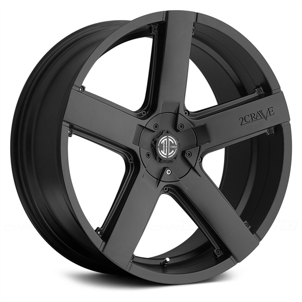 2 CRAVE-N35 SATIN BLACK 22X10.5 5X114.3/5X4.5 +20 +74.1
