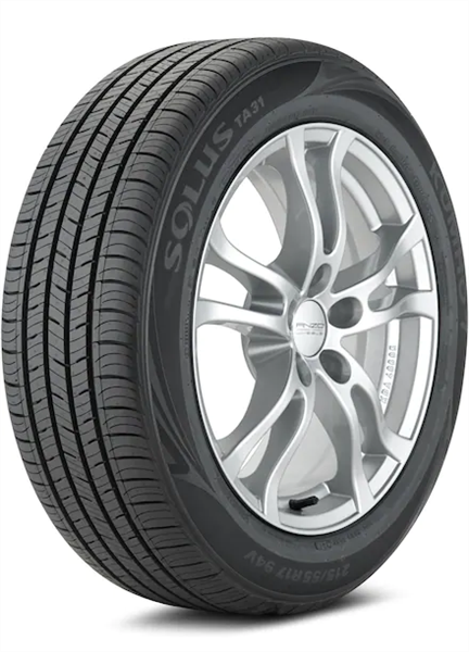 215/55R17 KUMHO SOLUS TA31 94V 500AA 60K BSW