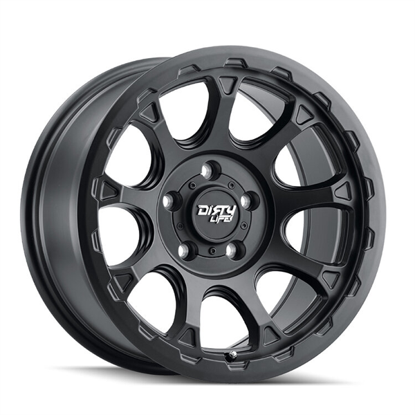 DIRTY LIFE DRIFTER 9307 17X8.5 MATTE BLACK 6X139.7 -6MM 106MM
