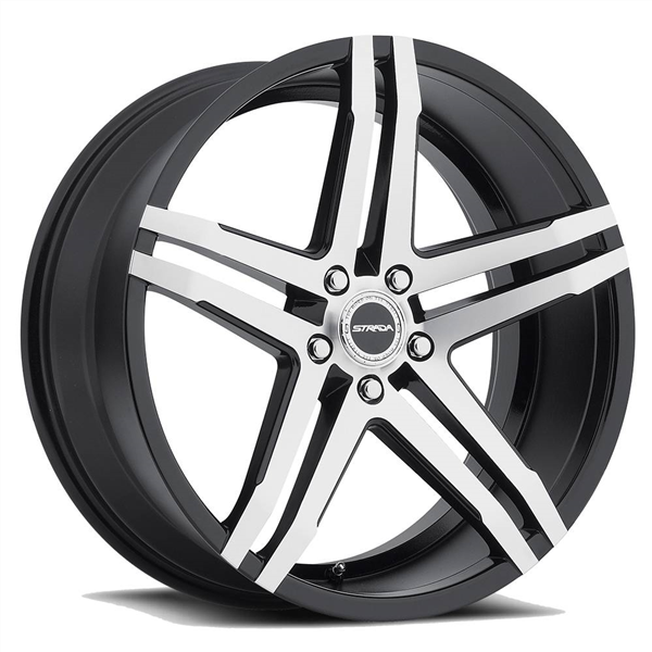 DOMANI 20X8.5 5X114.3 +40 CB72.6 GLOSS BLACK MACHINED