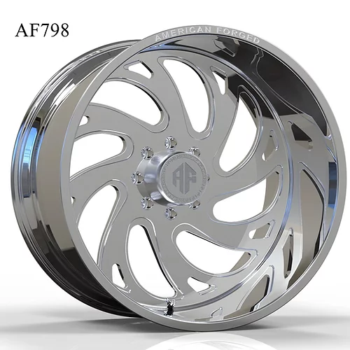 AMERICAN FORGED- AF798 FINE THROWING POLISHED 20X9 5X4.5 +1 +78.1 *DRIVER SIDE*