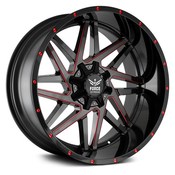 F01 22X12 6X135/139.7 -44 C.B106.1 RED MILLED