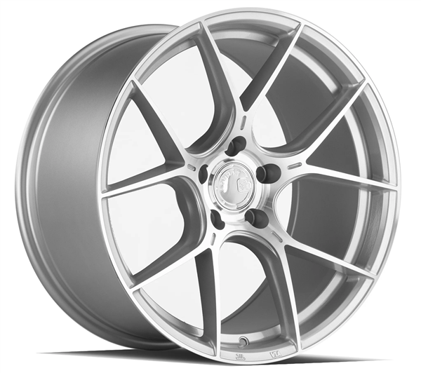 AODHAN-AH11 SILVER MACHINE FACE 18X8.5 5X4.5 +35 +73.1 (SPF)