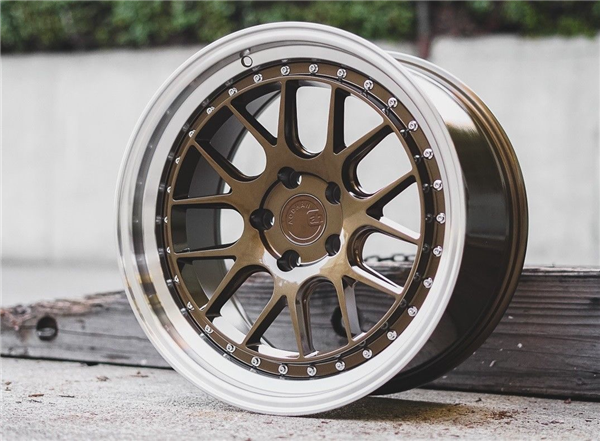 AODHAN-DS06 BRONZE/MACHINE LIP 18X9.5 5X4.5 +30 +73.1