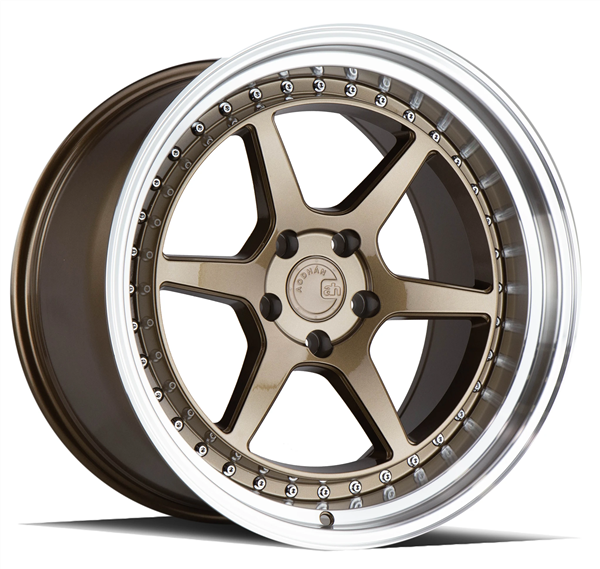AODHAN-DS09 BRONZE/MACHINE FACE 18X8.5 5X4.5 +35 +73.1 *DUAL PHASE FORGING CONSTRUCTION* DPF ?
