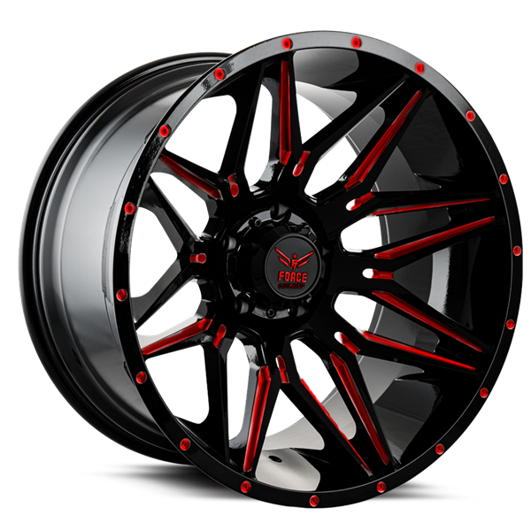F34 20X12 6X139.7 -44 CB106.1 RED MILLED