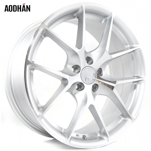 AODHAN-LS007 SILVER/MACHINE FACE 18X8.0 5X100+35+73.1