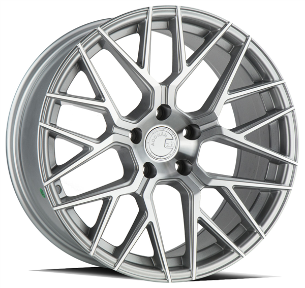AODHAN-LS009 SILVER/MACHINE FACE 18X8.0 5X4.5 +35 +73.1 *NEW*
