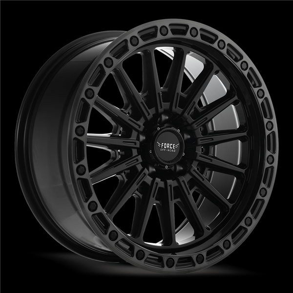 F46 20X9 5X127 +0MM 78.1 GLOSS BLACK MACHINED DARK TINT