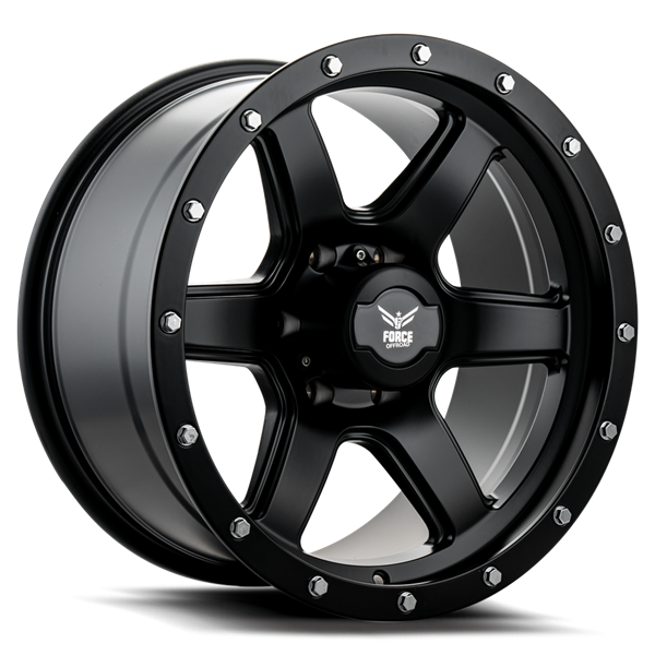 FORCE F18 18X9 6X139.7 -12 C.B106.1 MATTE BLACK