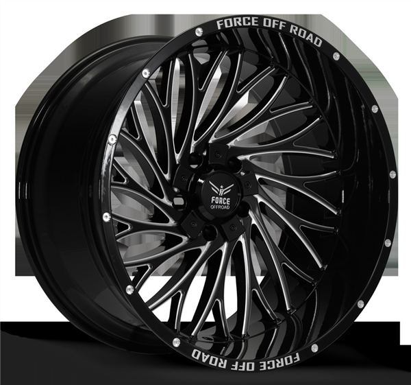 FORCE OFFROAD F50 22X12 5X139.7/150 -44MM 110.3 GLOSS BLACK/MILLED