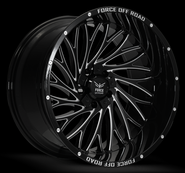 FORCE OFFROAD F50 22X10 5X139.7/150 110.1 -12MM GLOSS BLACK/MILLED