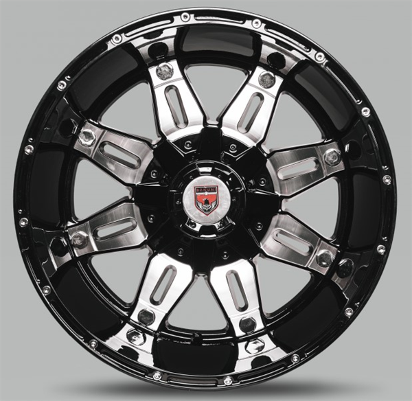 BZNUNI OFFROAD-1864 BLACK/MACHINE FACE 22X12 6X135/6X5.5 -44 +108.2