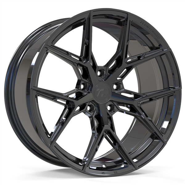 HYPERION 20X9 5X114.3 +35MM 73.1 GLOSS BLACK *** FLOW FORM***Light Wieght**