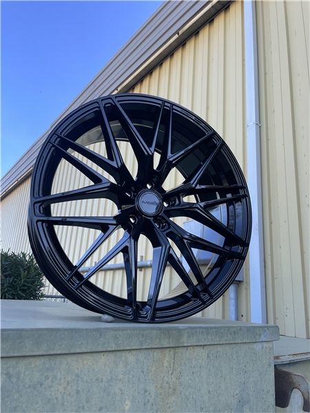 INVISON NEXUS 17X7.5 5X112 +38MM 73.1 GLOSS BLACK