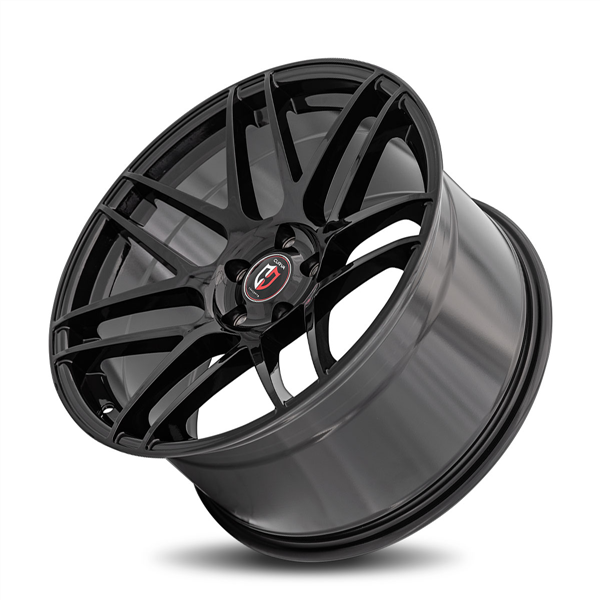 CURVA CONCEPTS-C300 GLOSS BLACK 22X10.5 5X115 +25 +71.5 **STAGGERED**
