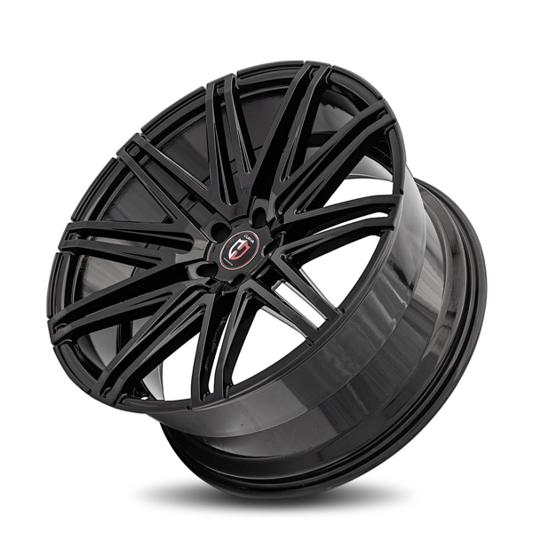 CURVA CONCEPTS-C48 GLOSS BLACK 22X9.0 5X115 +15 +71.5 *STAGGERED*
