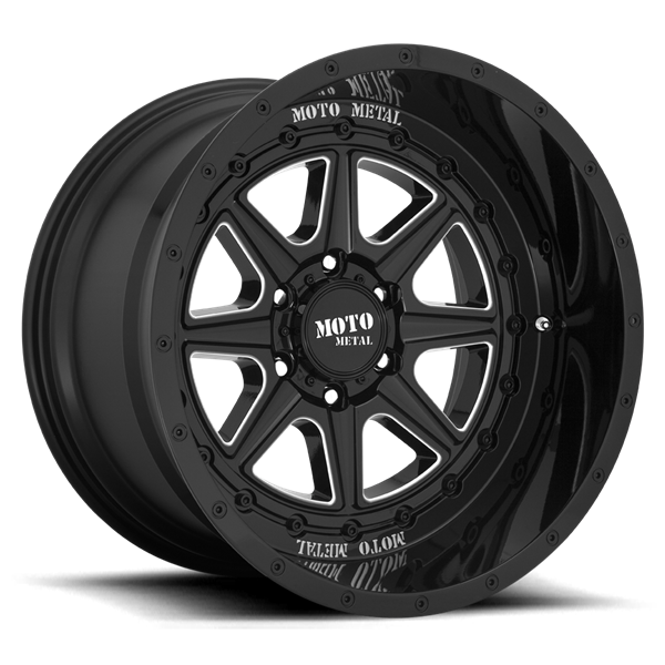 MO801 20X12 8X6.5 -44 CB125.1 GLOSS BLACK MILLED