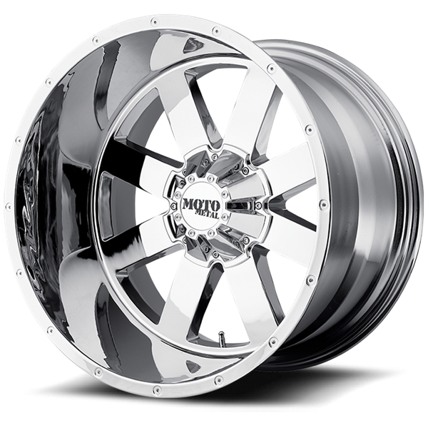 MO962 20X12 8X165.1 -44 C.B125.5 CHROME MOTO METAL