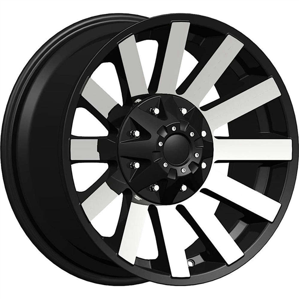 DCENTI-DW980 20X9.0+12 8X165.1 C.B 125 BLACK/MACHINE