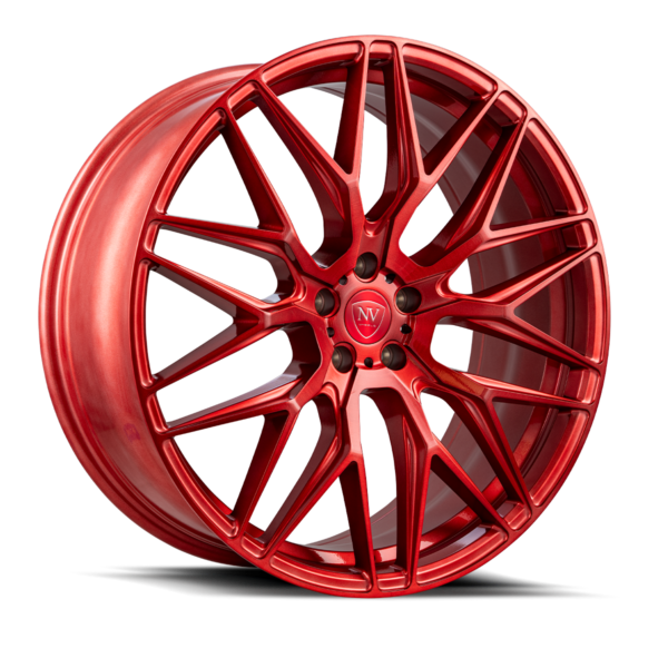 NV1 22X9 5X120 +30 CB73.1 BRUSHED RED