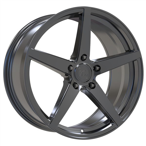 PROWL 18X8.5 5X114.3 +35MM 73.1 GLOSS BLACK ** FLOW FORM **