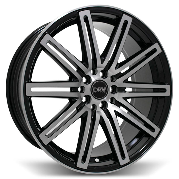 DRW-D13 BLACK/MACHINE FACE 17X7.0 5X100/5X4.5 +40 +73.1