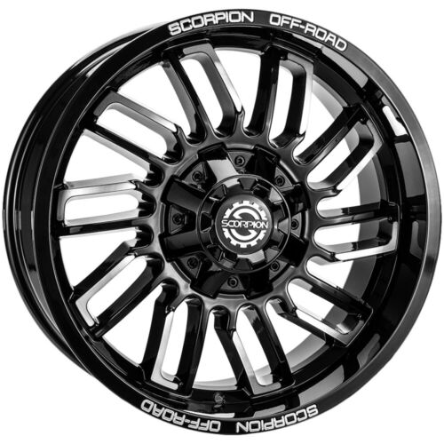 RAZOR 22X10 6X135/139.7 -19 CB106.1 BLACK MILLED